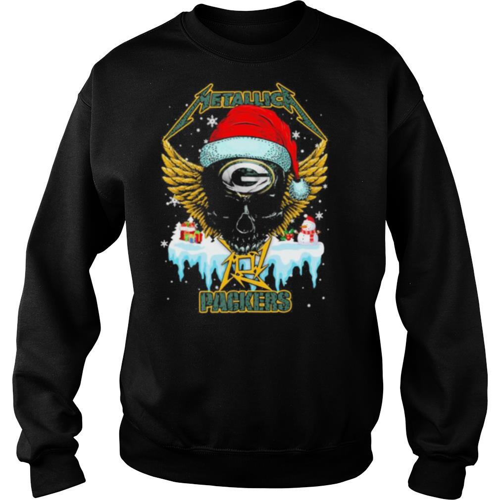 Metallica Skull Green Bay Packers shirt - Image 4