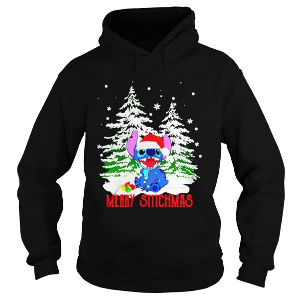 Stitch santa merry stitchmas Christmas shirt - Image 3