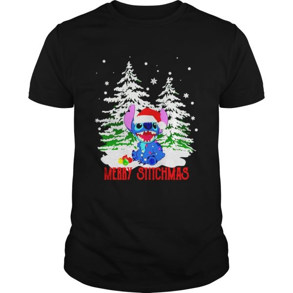 Stitch santa merry stitchmas Christmas shirt