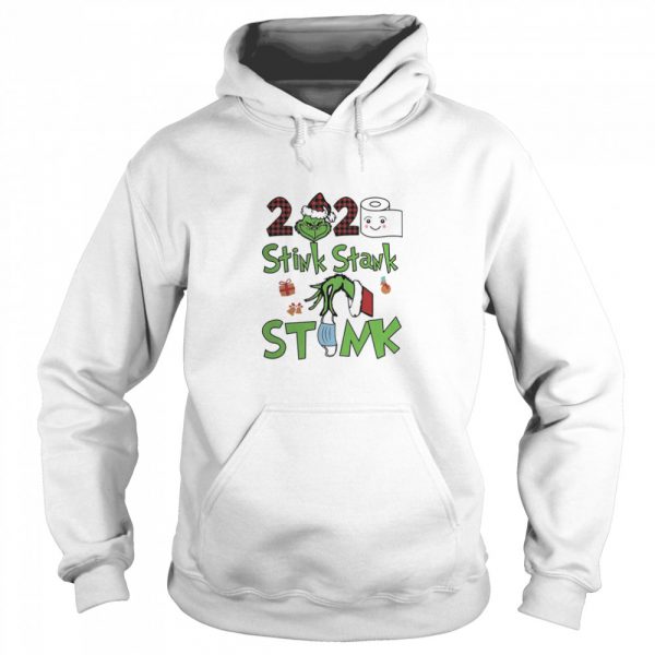The Grinch 2020 stink stank stunk mask Christmas shirt - Image 5