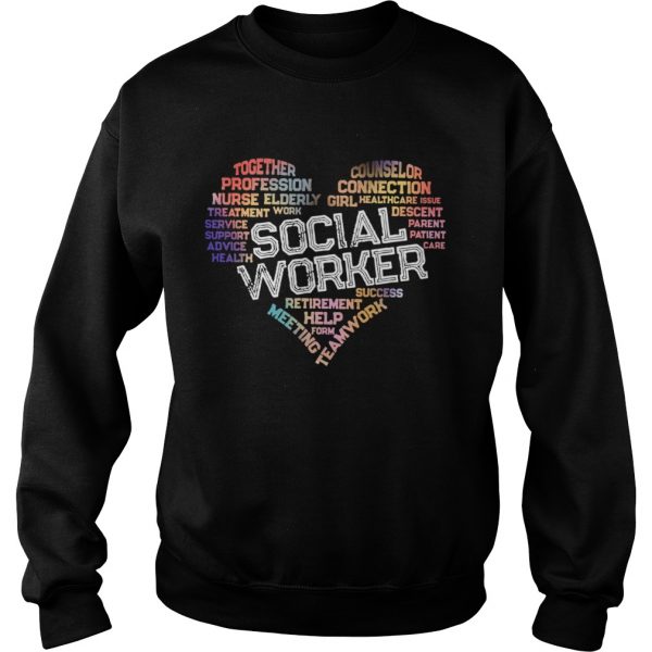 Together Profession Nurse Elderly Social Worker shirt - Image 5