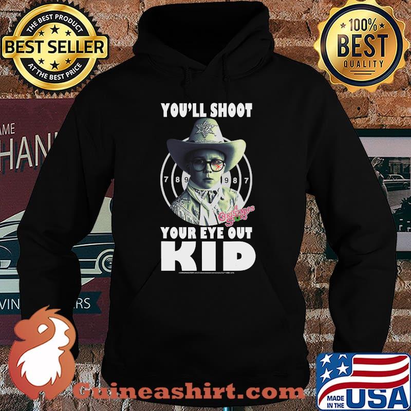A Christmas Story Ralphie You'll Shoot Your Eye Out Kid T-Shirt Hoodie