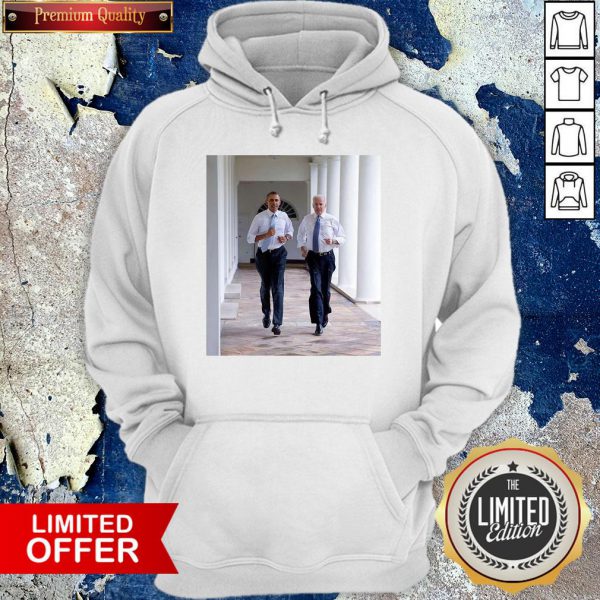 Awesome Barack Obama Joe Biden Running Democratic Election Gift Shirt - Image 2