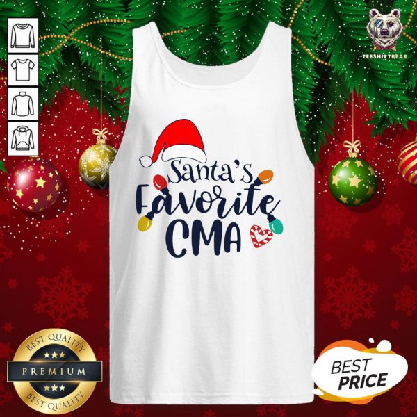 Awesome Santas Favorite CMA Christmas Shirt - Image 3