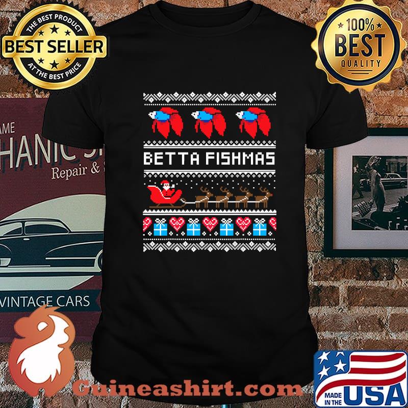 Betta Fish Ugly Christmas Shirt
