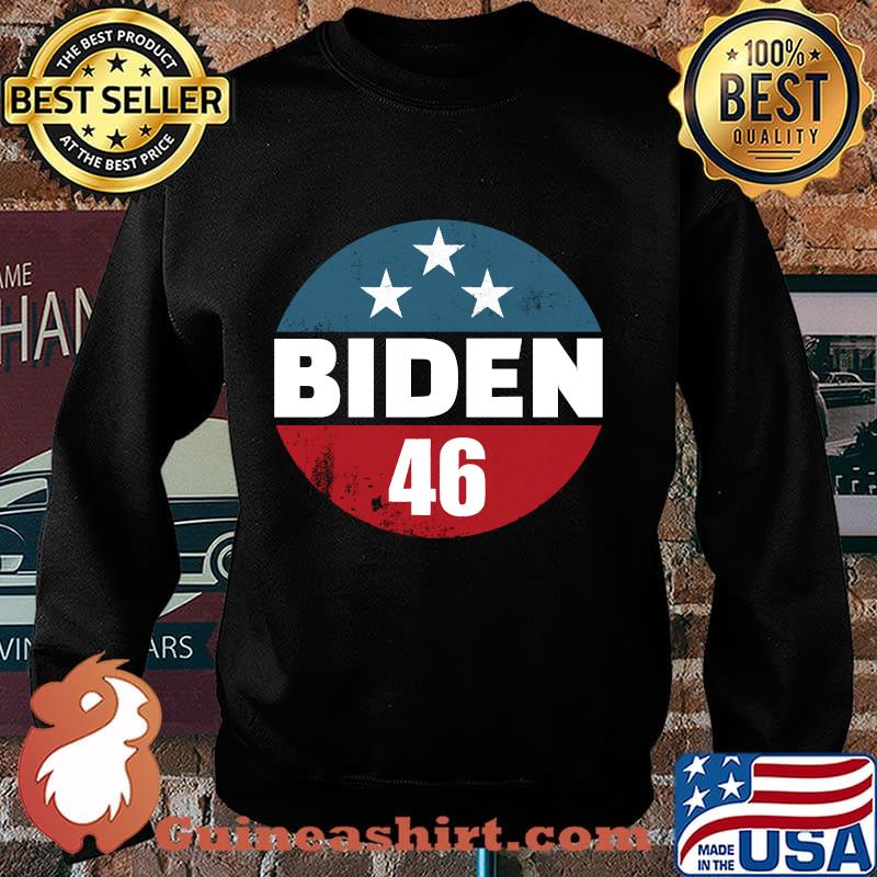 Biden 46 Button President Joe Biden 46th President Biden Shirt Sweater