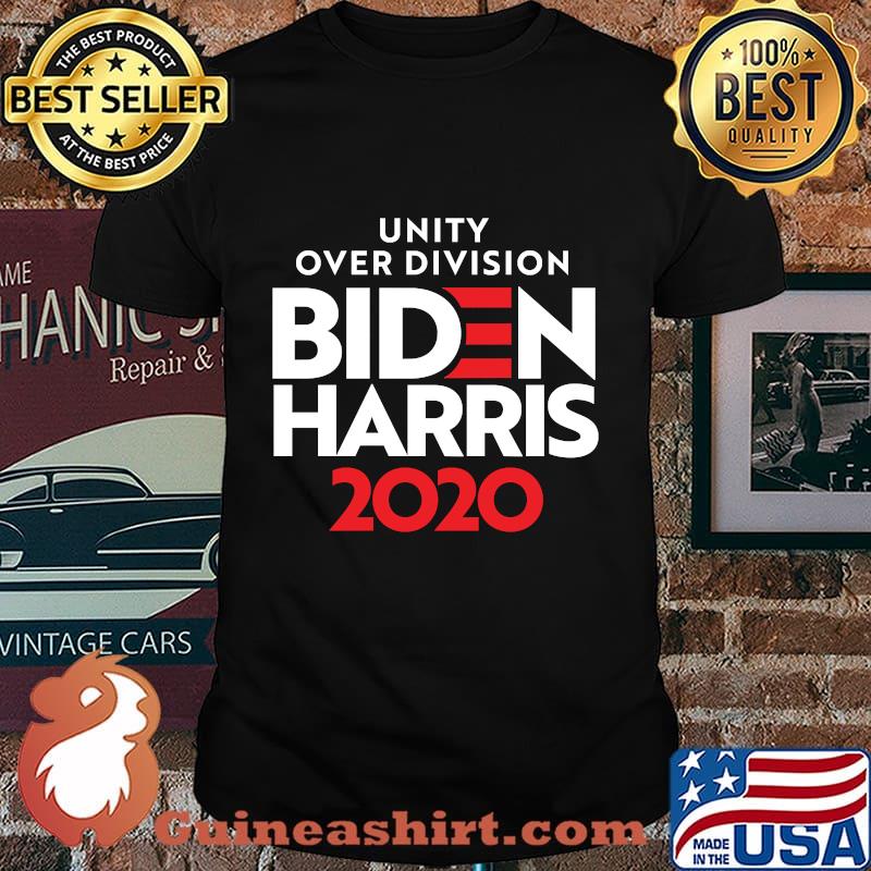 Biden harris 2020 unity over division essential shirt