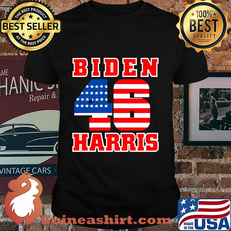 Biden harris 46 classic american flag shirt