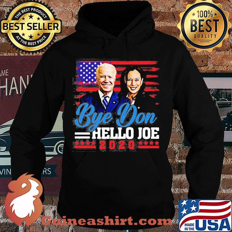 Biden harris bye don hello joe 2020 american flag s Hoodie