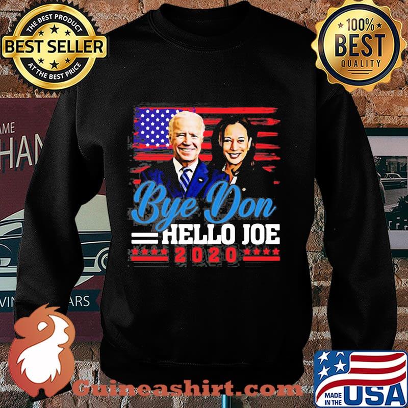 Biden harris bye don hello joe 2020 american flag s Sweater