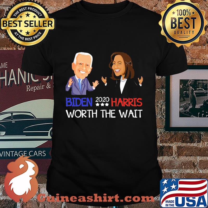 Biden harris worth the wait 2020 stars shirt