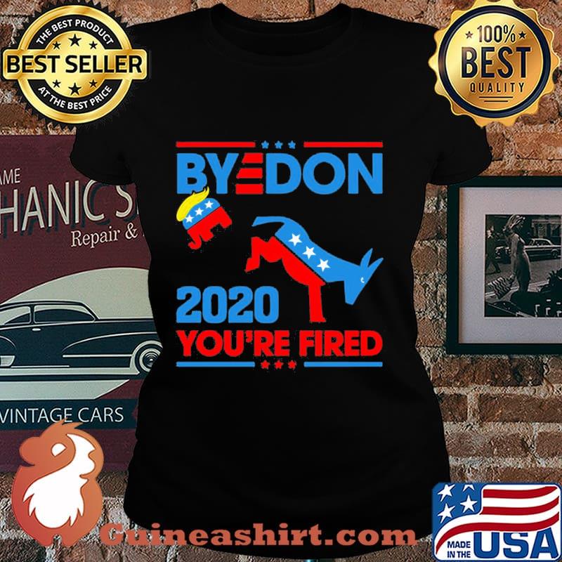 Byedon trump biden 2020 you're fired elephant goat s Laides tee