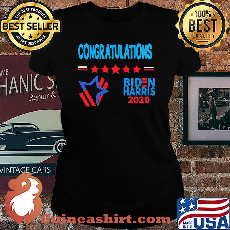 Congratulations joe biden and kamala harris 2020 stars s Laides tee