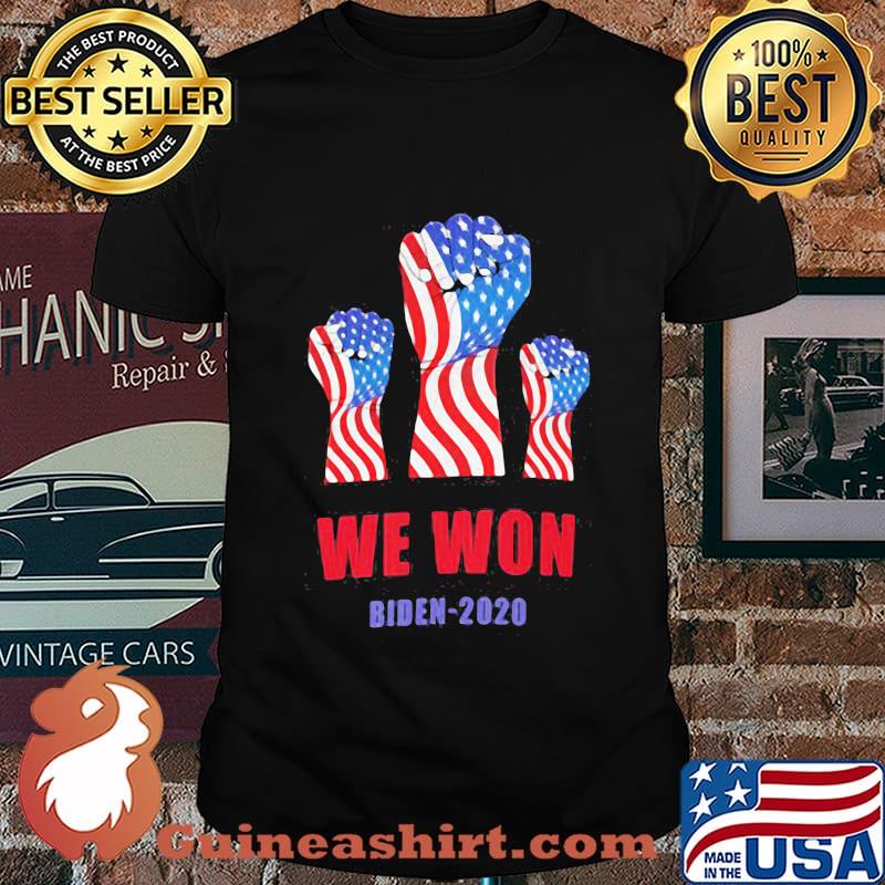 Congratulations joe biden we won 2020 shirt