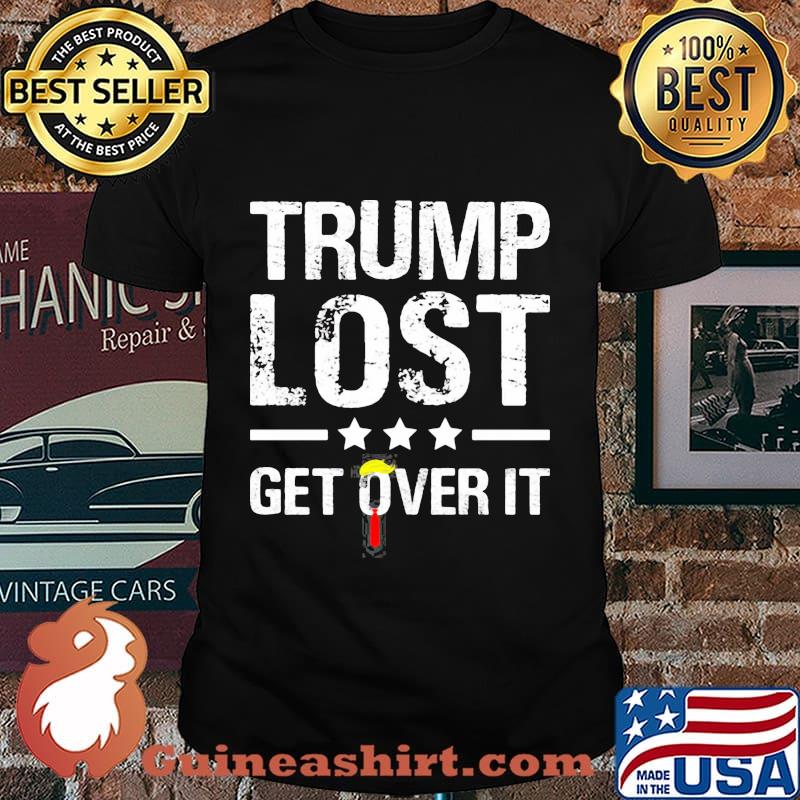 Donald trump lost get over it vintage shirt