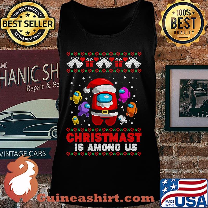 Funny Christmas Costume Among stars Game Us Shirt Tank top