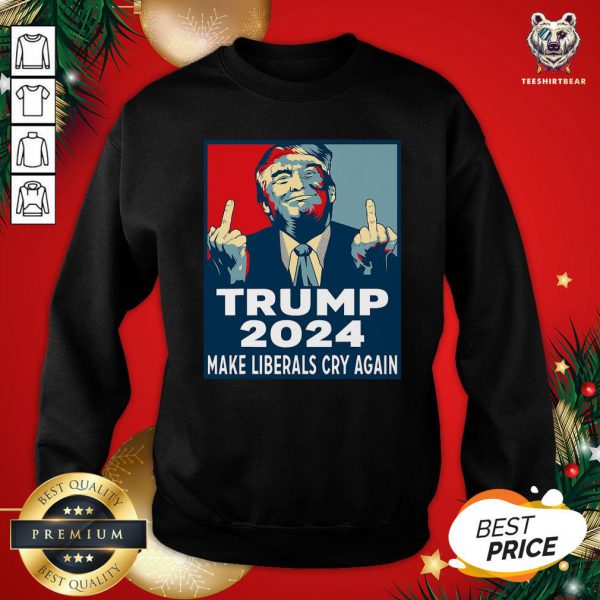 Great Trump 2024 Make Liberals Cry Again Shirt - Image 4