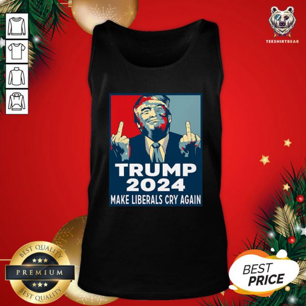 Great Trump 2024 Make Liberals Cry Again Shirt - Image 3