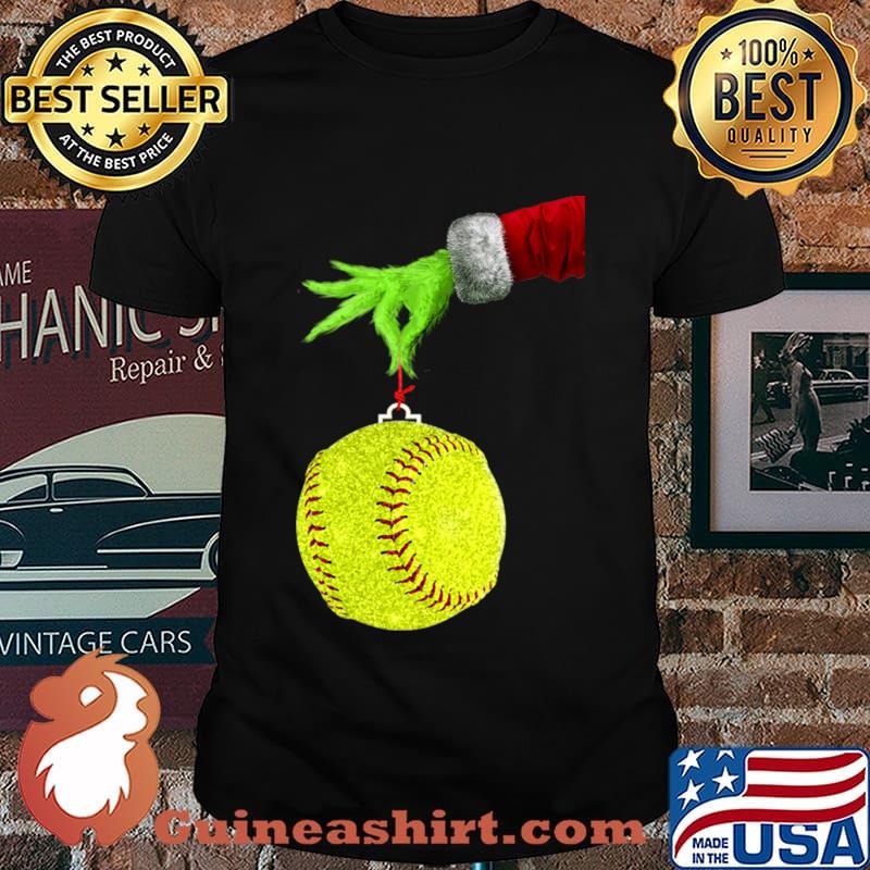 grinches funny christmas xmas softball T-Shirt