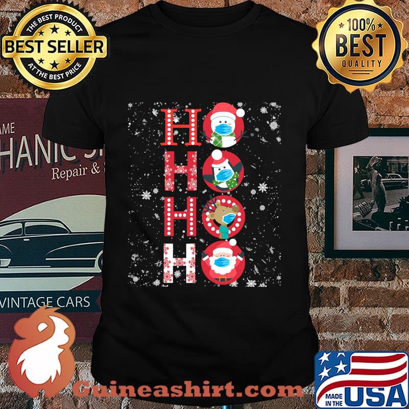 Ho Ho Ho Snowman Santa Reindeer Penguin Christmas Shirt