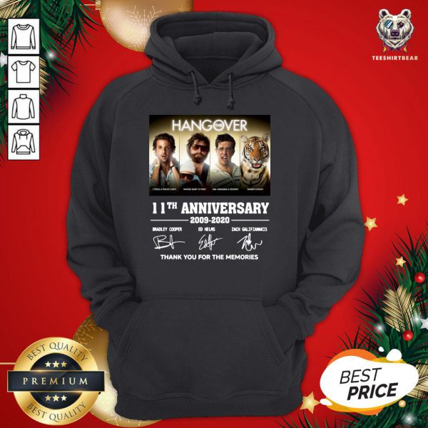 Hot The Hangover 11th Anniversary Thank You For The Memories Signatures Shirt - Image 5