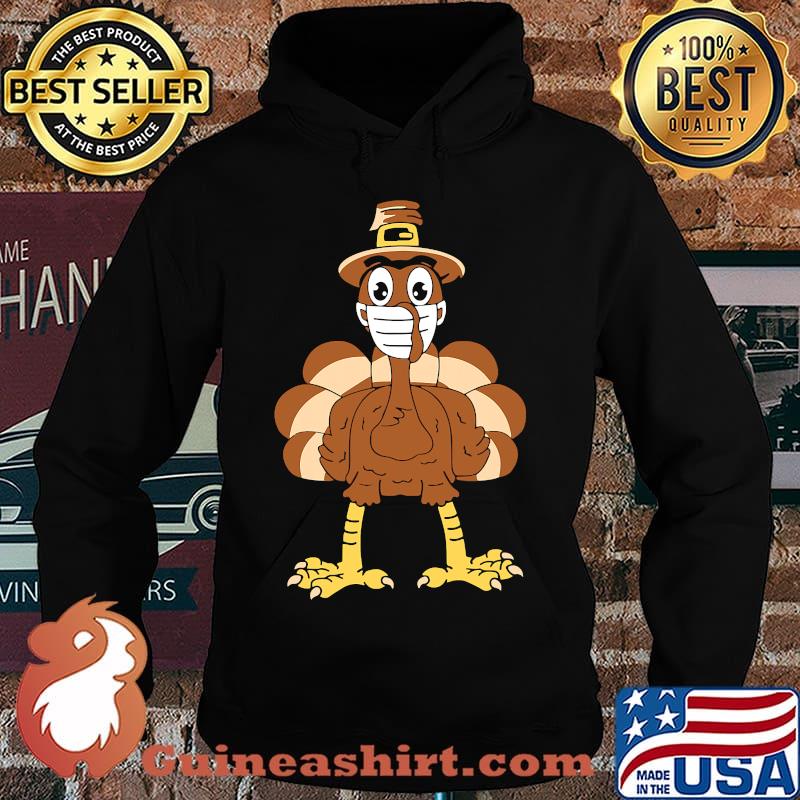 I'm Thankful Thanksgiving Turkey Wearing Mask Shirt Hoodie