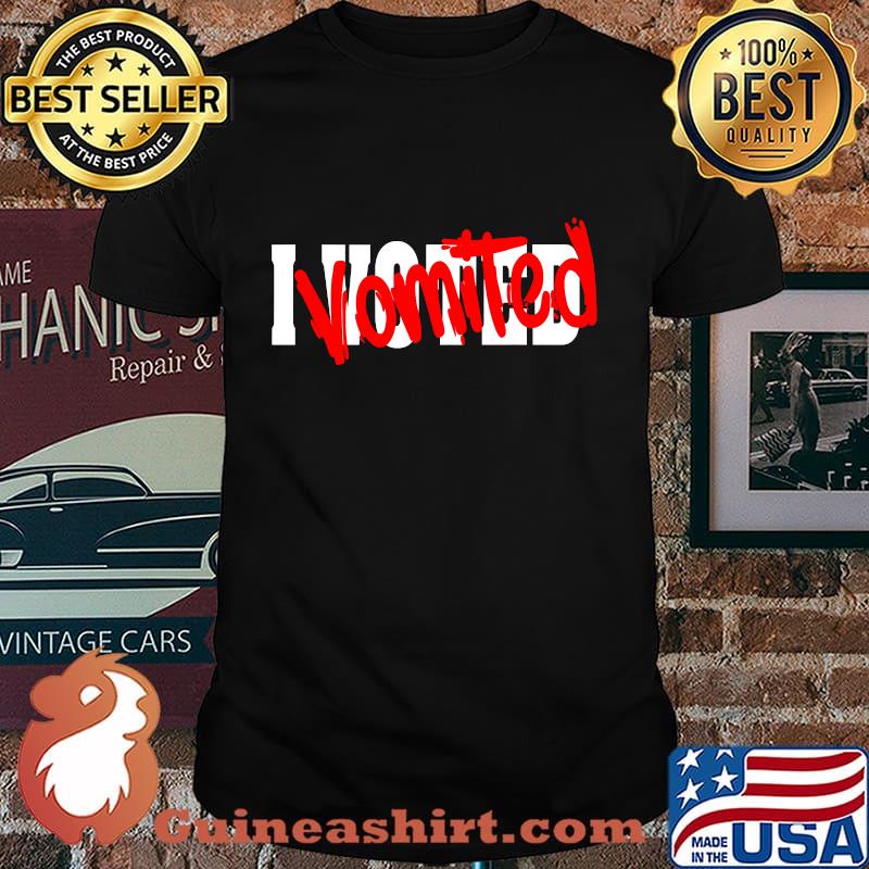 I Voted Vomited Political Election Shirt