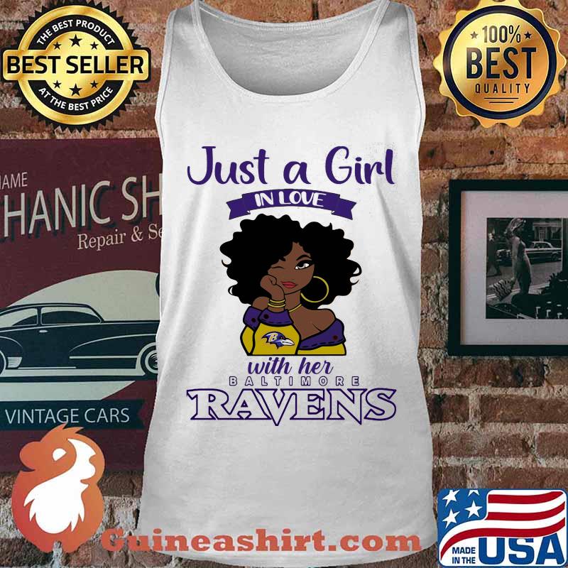 Just a girl in love with her baltimore ravens s Tank top