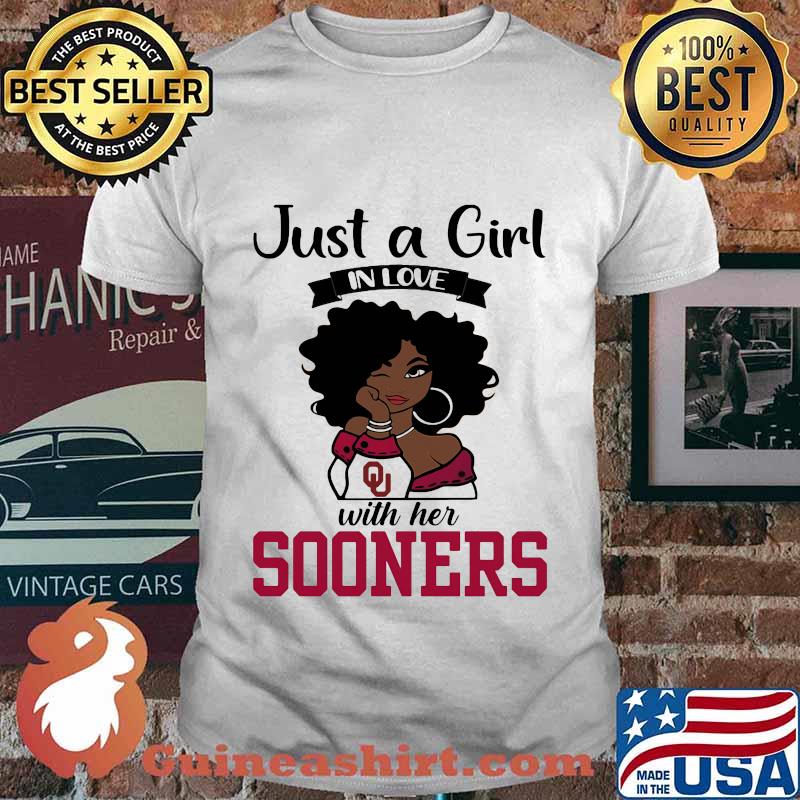Just a girl in love with her sooners shirt