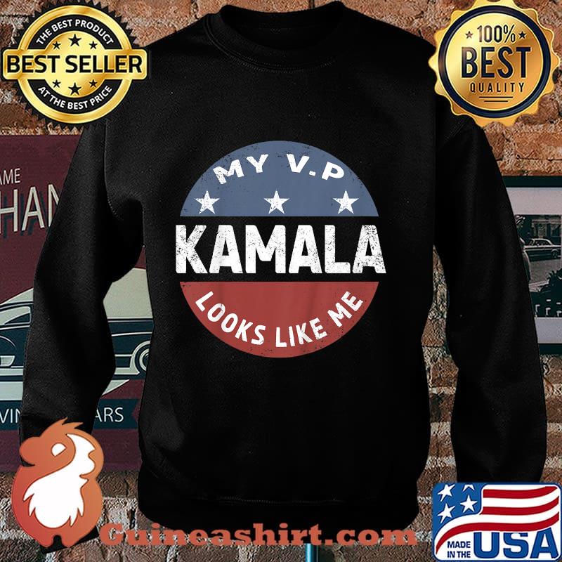 Kids my vp looks like me shirt vintage button kamala harris s Sweater
