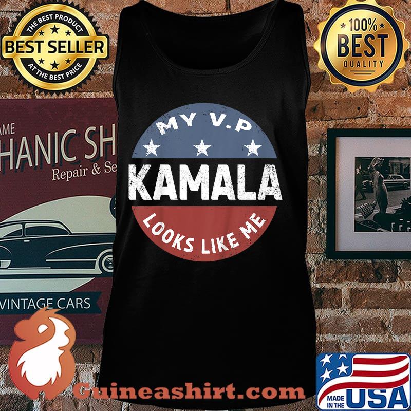 Kids my vp looks like me shirt vintage button kamala harris s Tank top