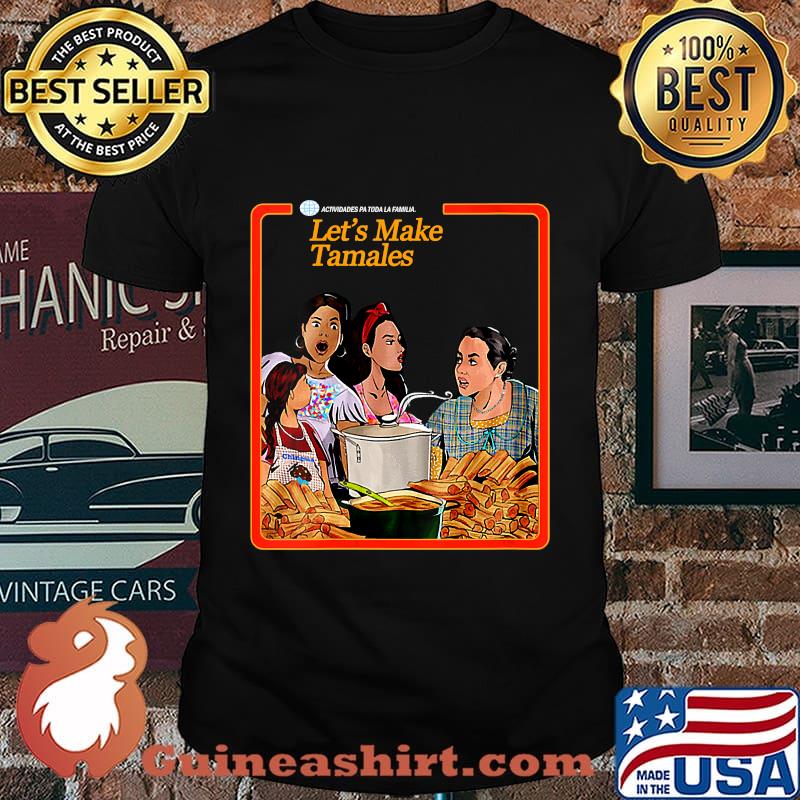 Let's make tamales og tamale boss mexican christmas shirt