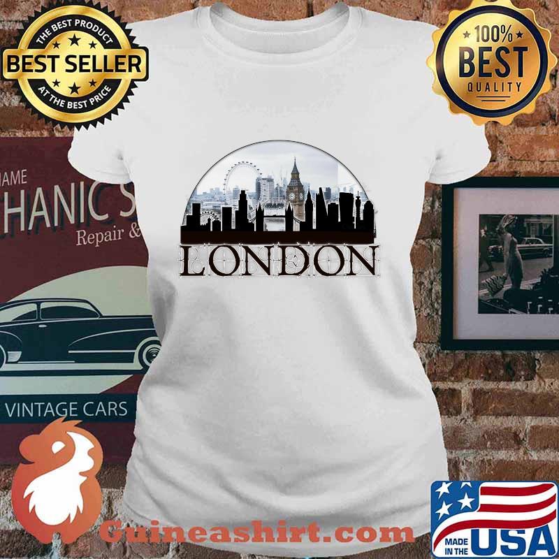 London City The UK England Country Big Ben Vintage Shirt Ladies tee