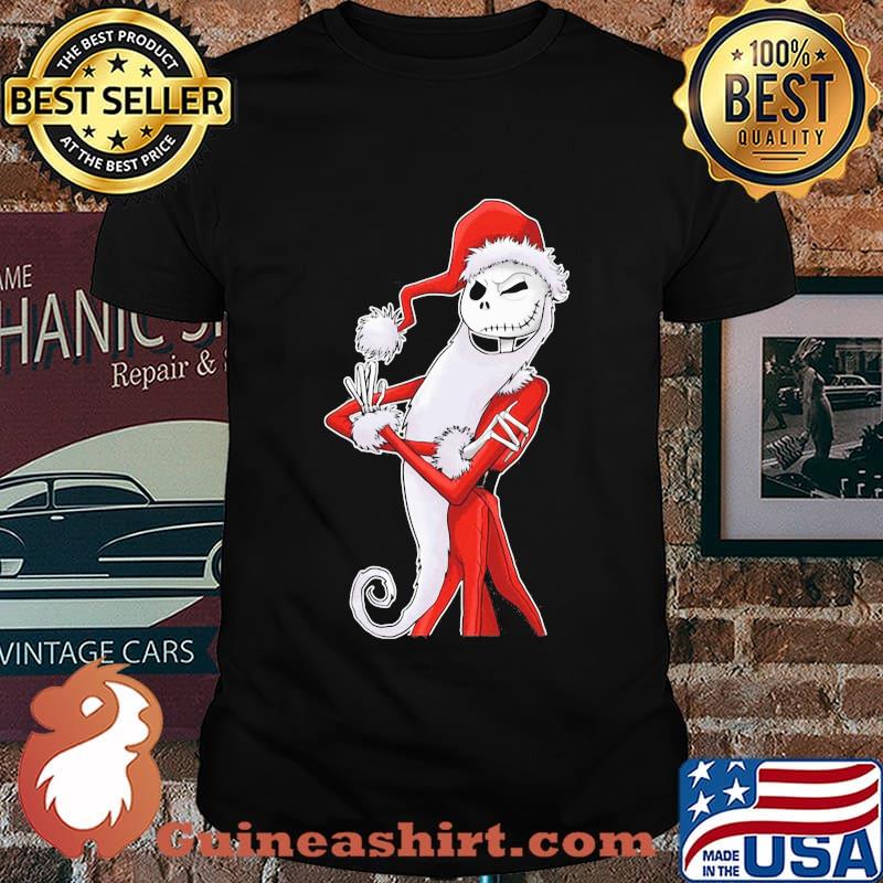 Merry christmas jack skellington santa claus shirt