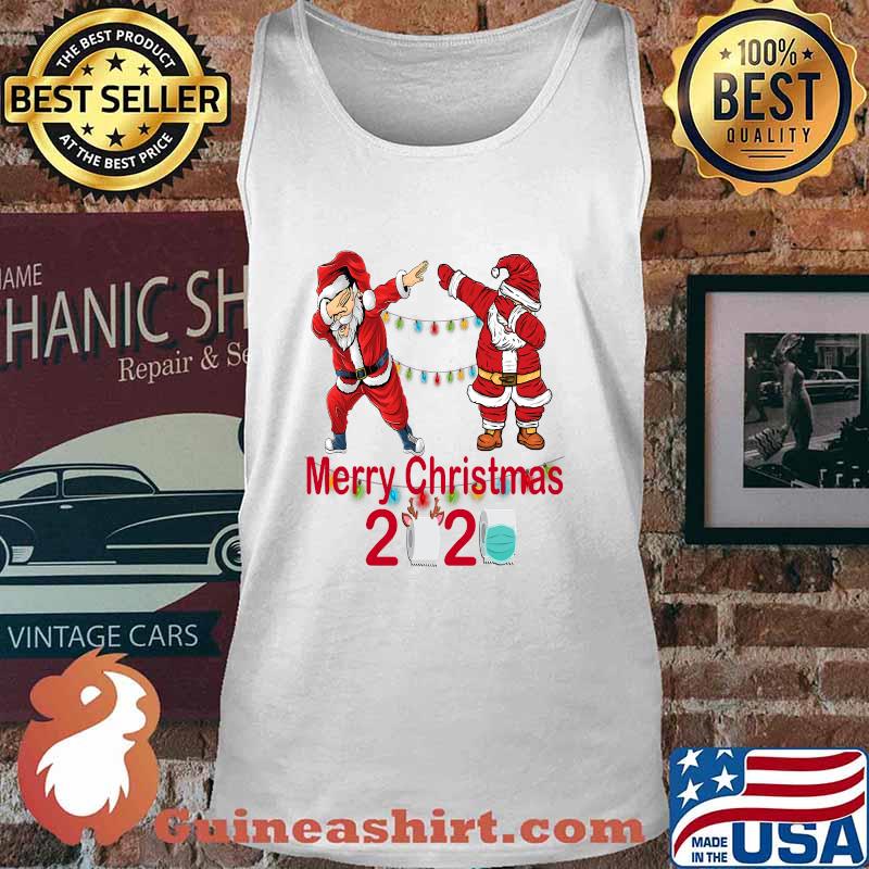 Merry Christmas Toilet Paper 2020 Dabbing Santa Claus Shirt Tank top