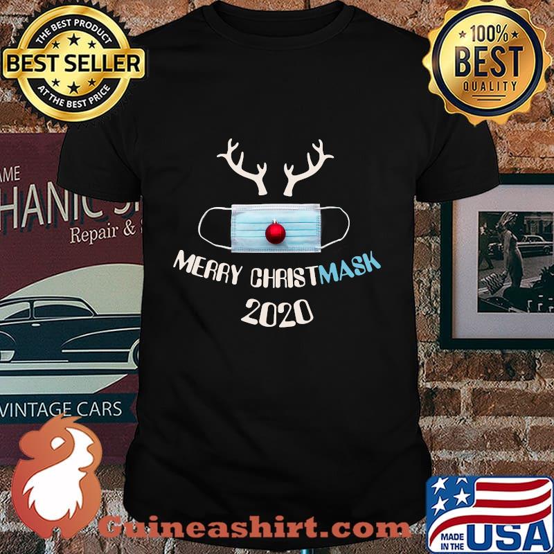Merry Christmask Reindeer In Mask Shirt