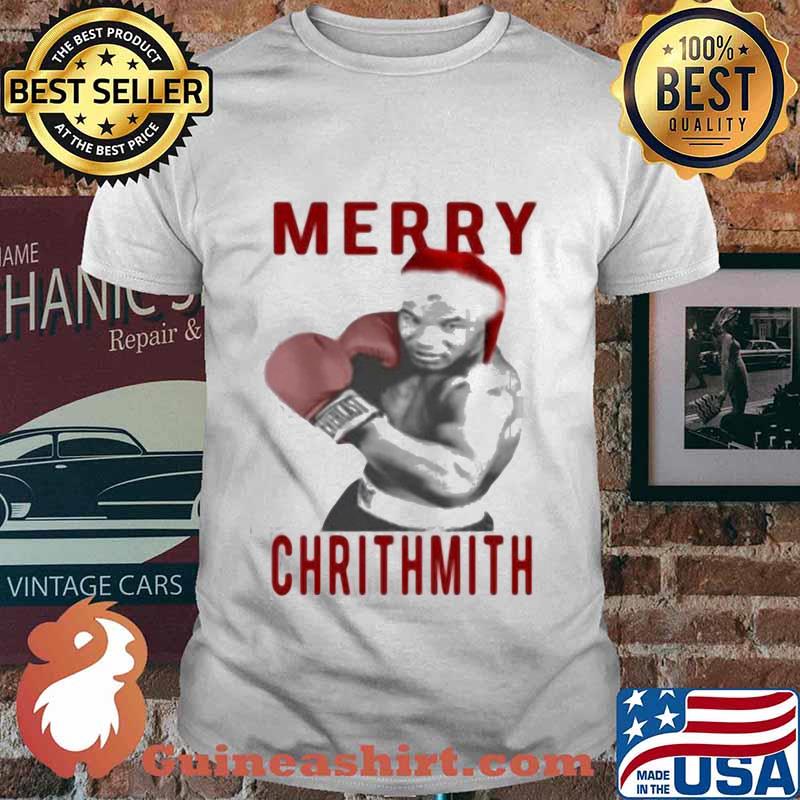 Merry chrithmith christmas mike tyson shirt