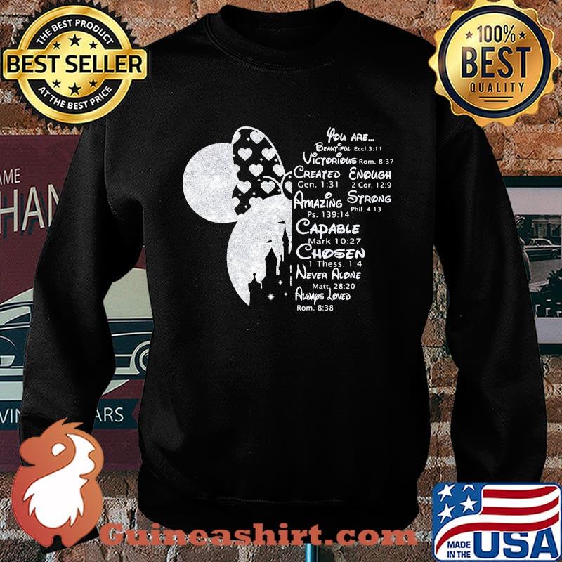 Minnie mouse you are beautiful victorious created enough amazing strong capable chosen s Sweater