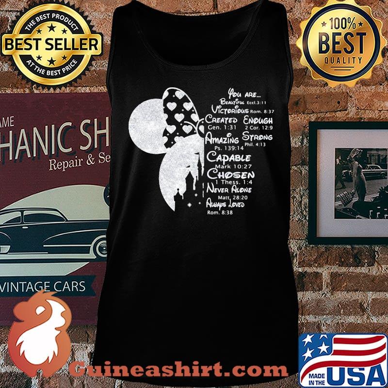Minnie mouse you are beautiful victorious created enough amazing strong capable chosen s Tank top