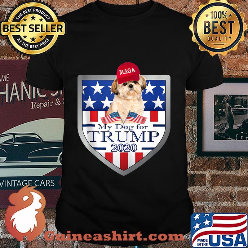My shih tzu for trump 2020 for american stars shirt