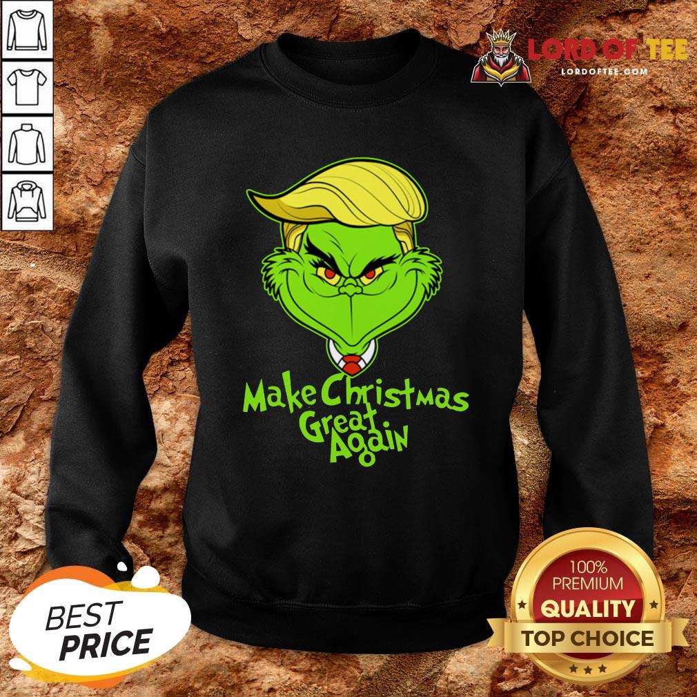 Nice Grinch Trump Make Christmas Great Again Shirt - Image 5