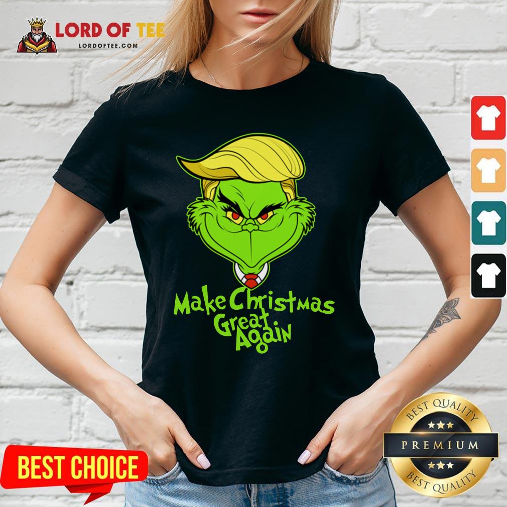 Nice Grinch Trump Make Christmas Great Again Shirt - Image 2