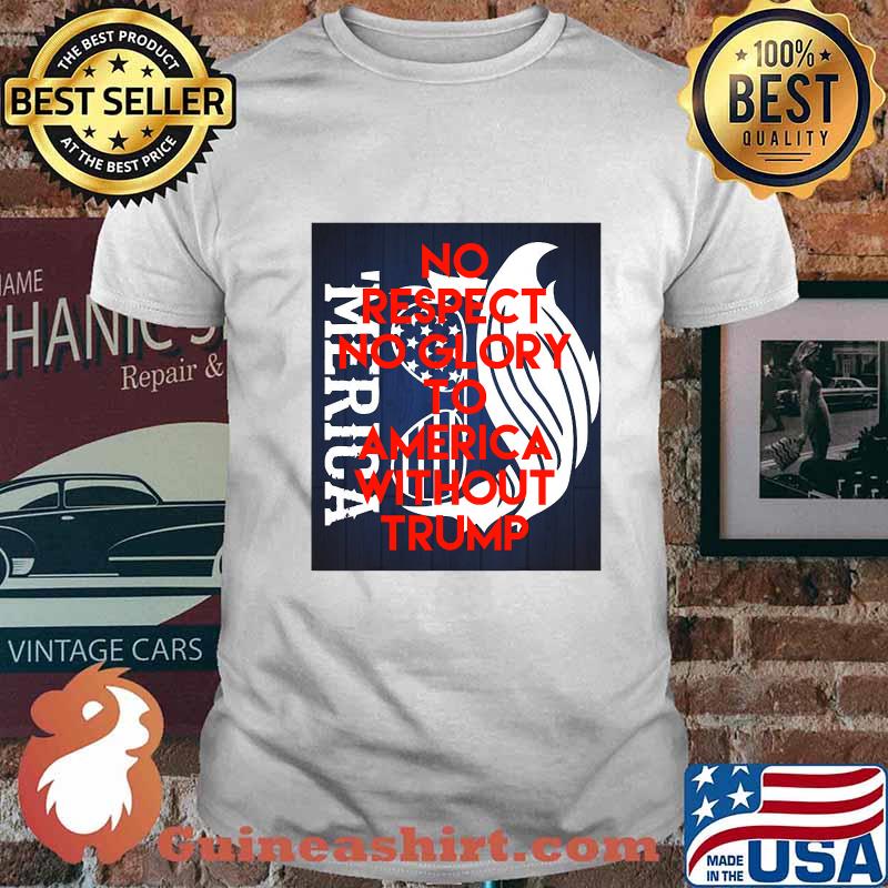 No respect no glory to america without trump shirt