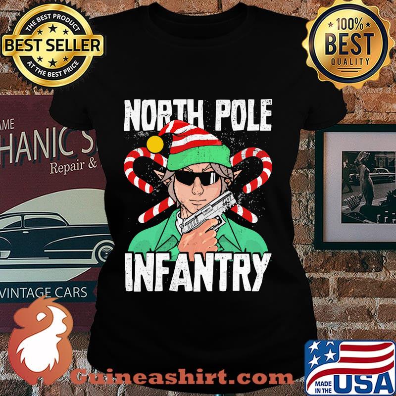 North Pole Infantry Chiristmas Shirt Laides tee