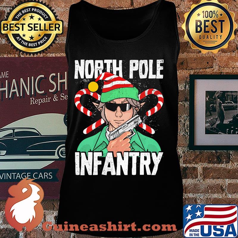 North Pole Infantry Chiristmas Shirt Tank top