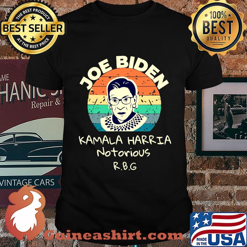 Notorious rbg joe biden kamala harris 2020 vintage retro shirt