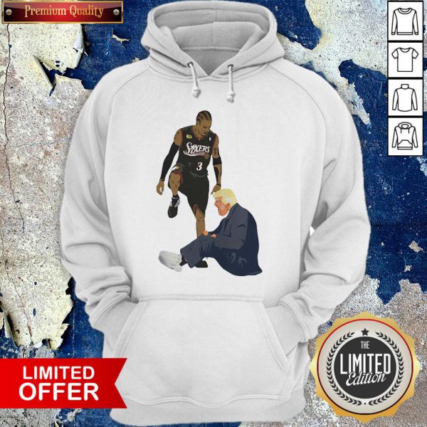 Official Allen Iverson Steps Over Donald Trump Shirt - Image 2
