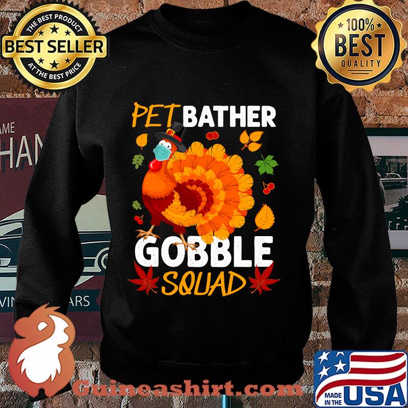 Official Bakery Chef Gobble Squad Turkey Face Mask Thanksgiving Funny Shirt Sweater