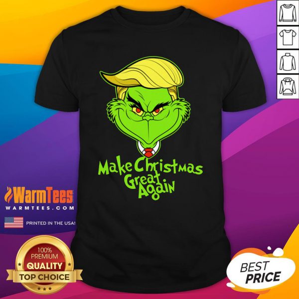 Official Grinch Trump Make Christmas Great Again Shirt