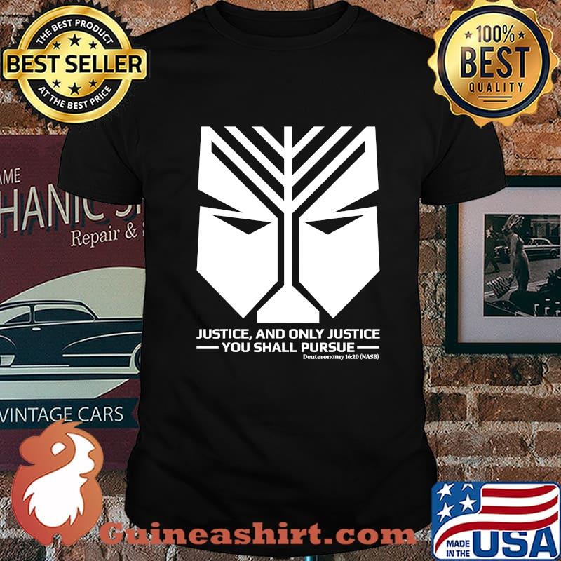 Official Scripture On Justice From Bible Shirt